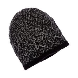 Amicale Cashmere Boucle Cashmere Hat, Black
